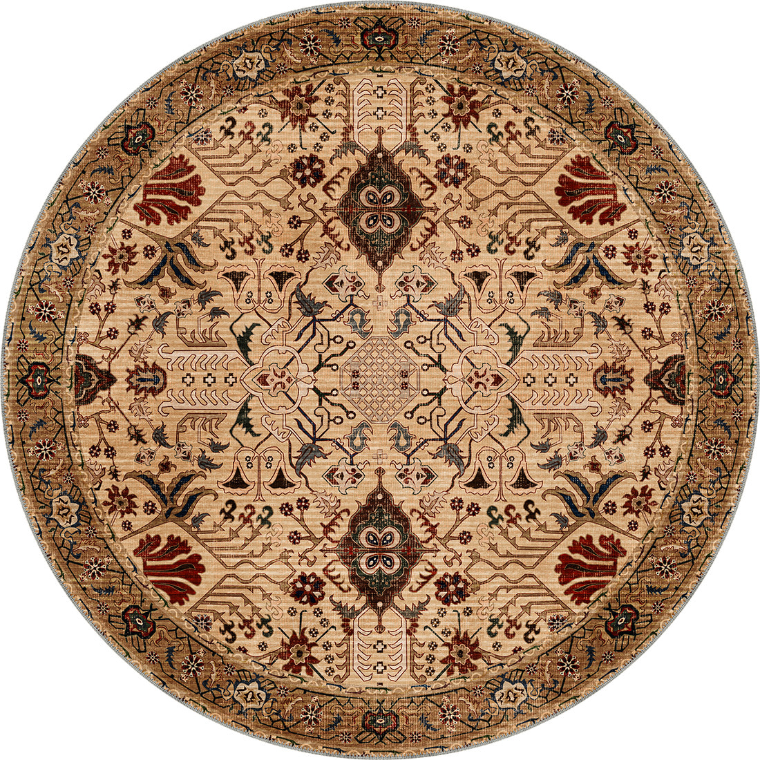 Kairo Warm Beige Persian Rug