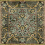 Arabella Sage Green Victorian Rug