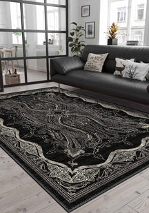 Farid Black Isfahan Rug