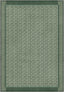 Zafira Green Leopard Rug