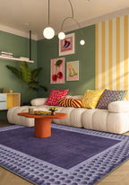 Perrin Lavender Polka Dot Rug