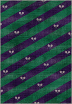 Grand Court Purple Tennis Rug