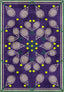 Purple tennis rug