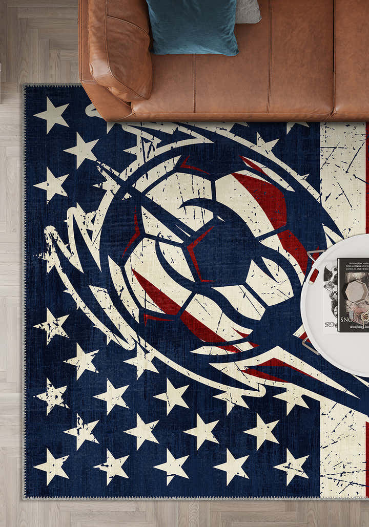 Victory USA Soccer Rug