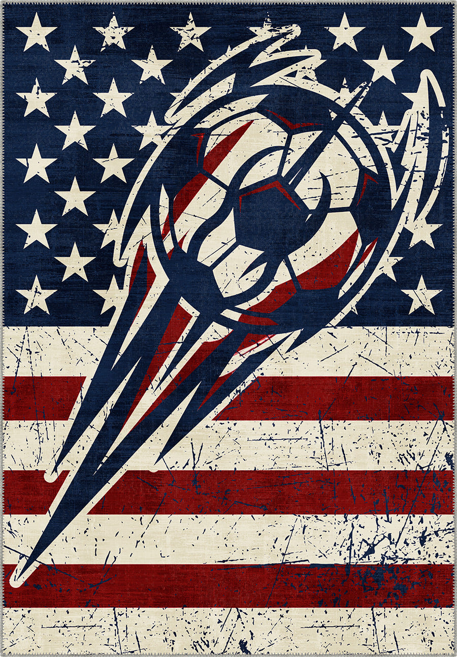 Victory USA Soccer Rug