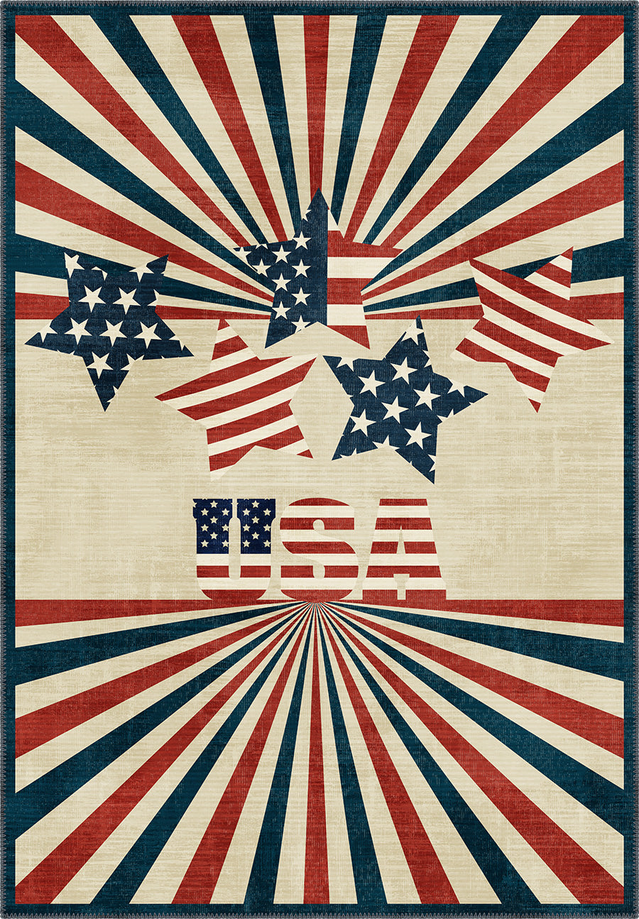 Betsy Retro USA Rug