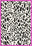 Dalmatian Pink Bordered Animal Print Rug