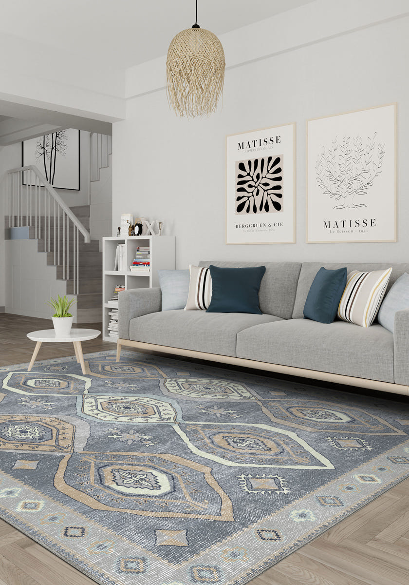 Qashqai Gray Nomadic Rug