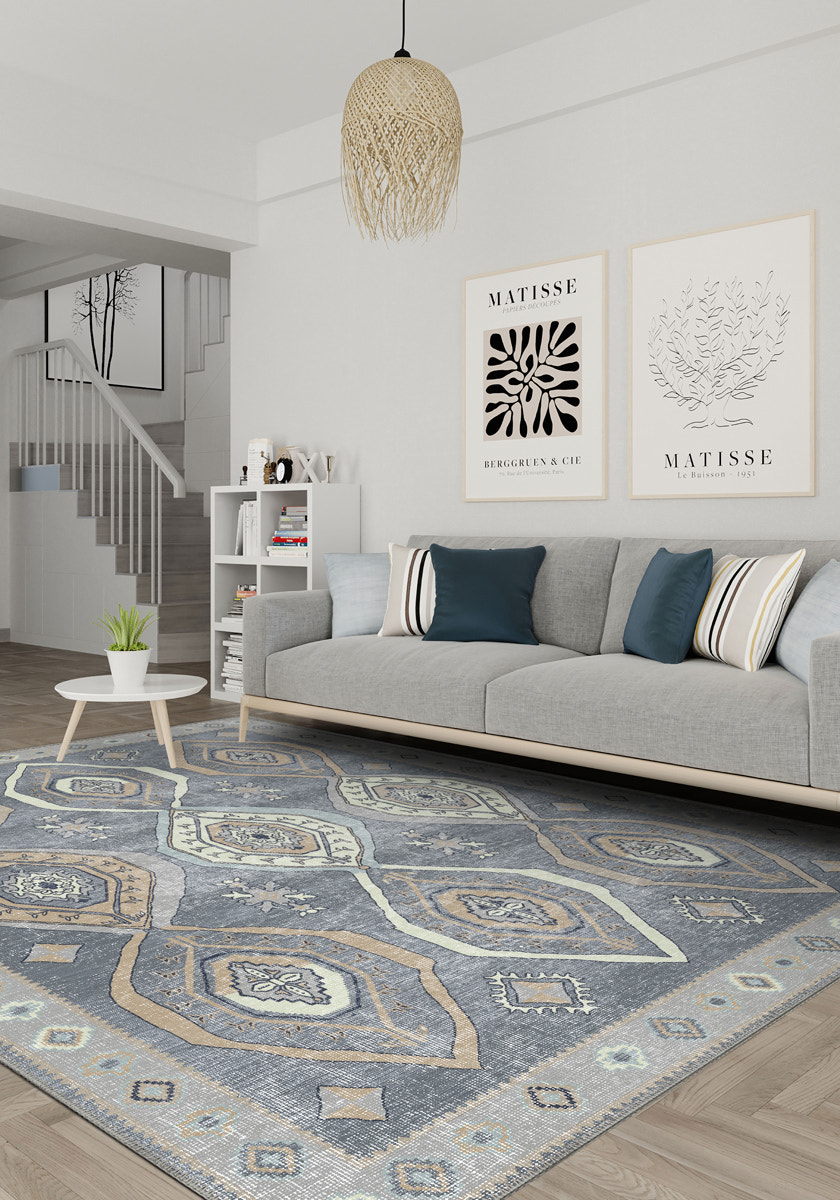 Qashqai Gray Nomadic Rug