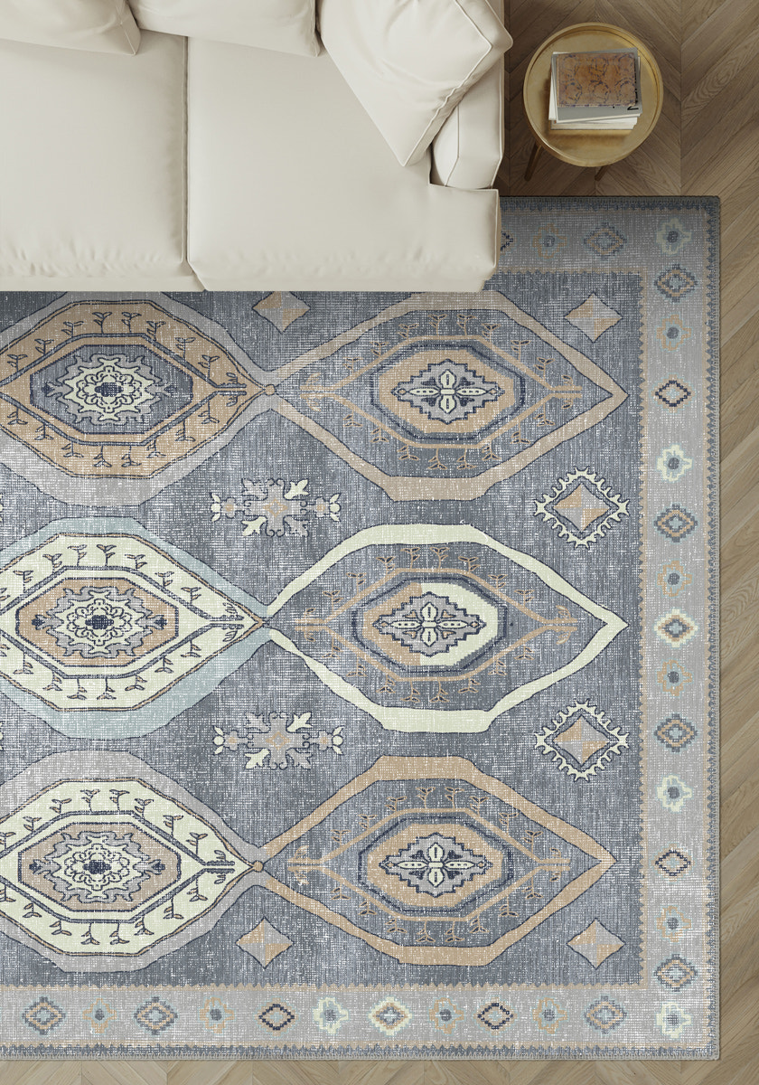 Qashqai Gray Nomadic Rug