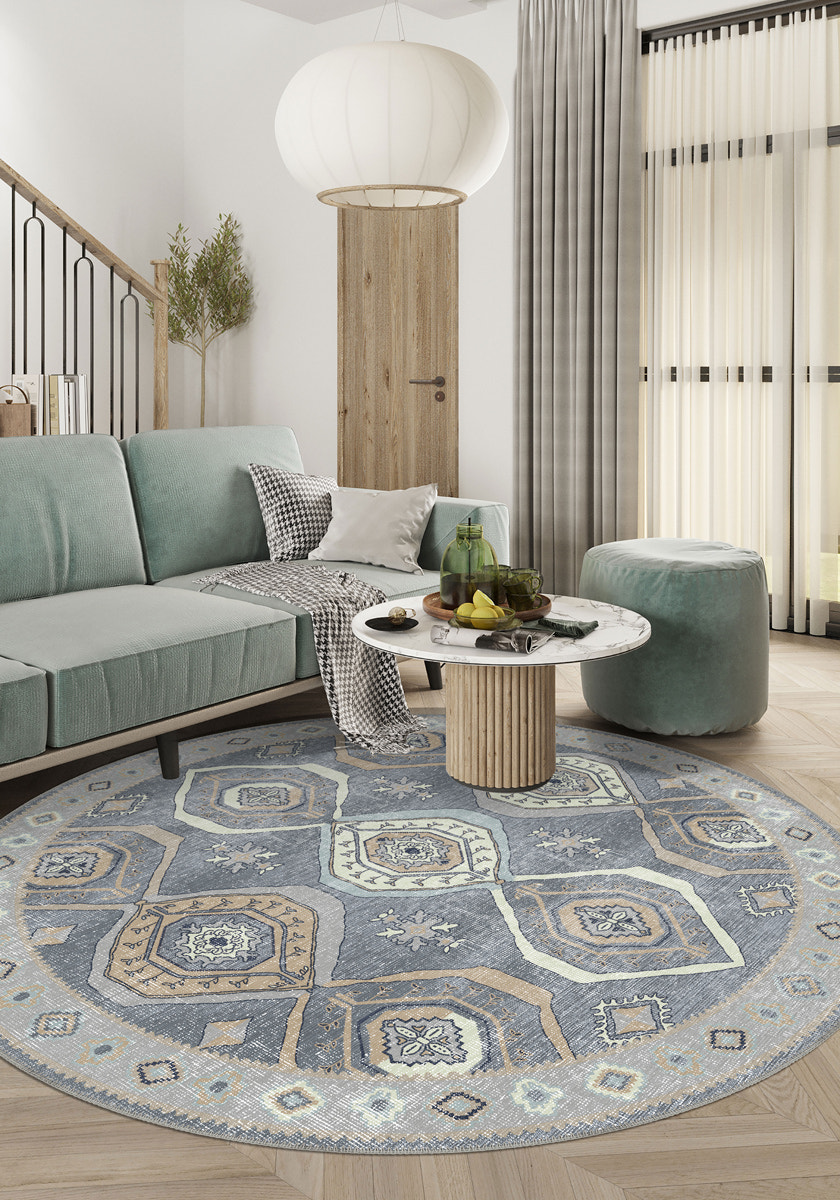 Qashqai Gray Nomadic Rug