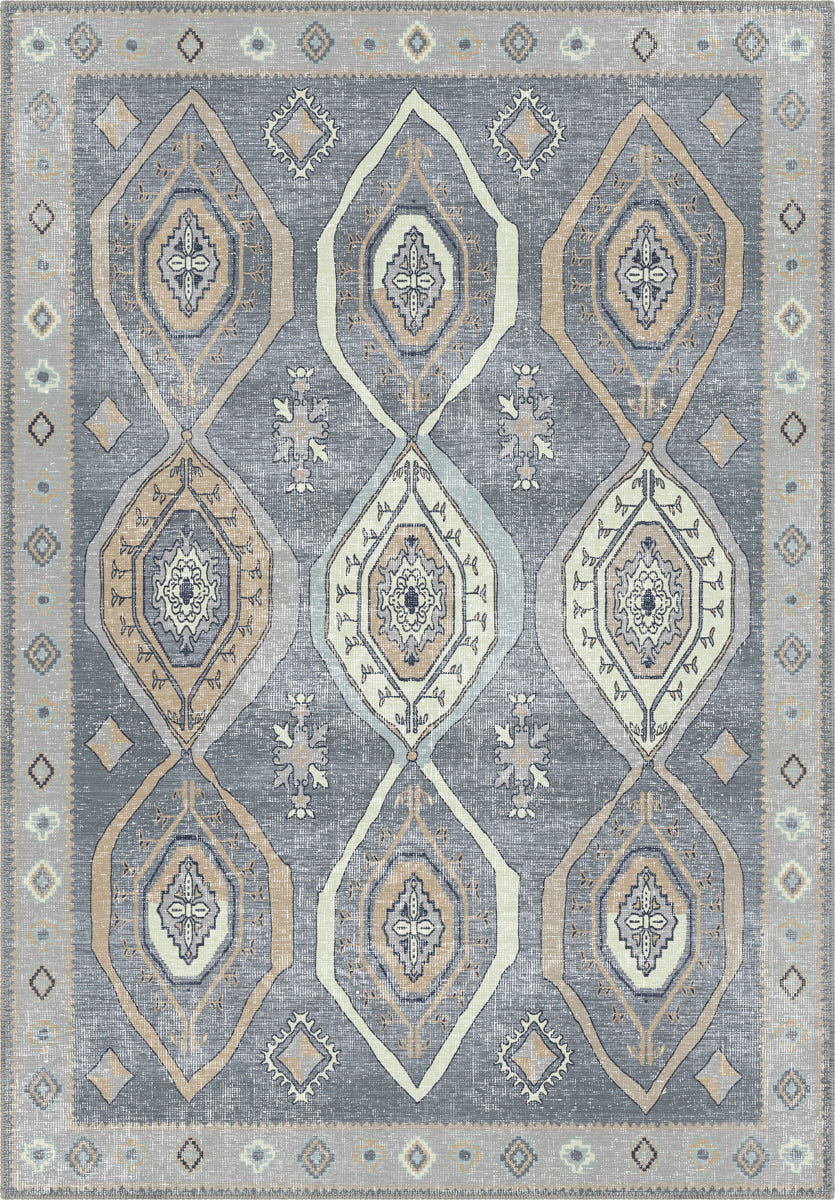 Qashqai Gray Nomadic Rug