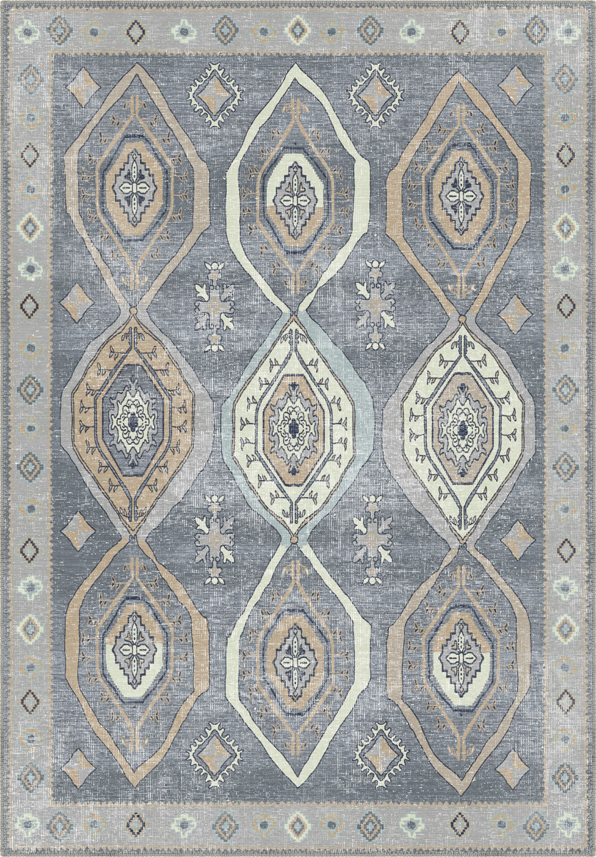 Qashqai Gray Nomadic Rug