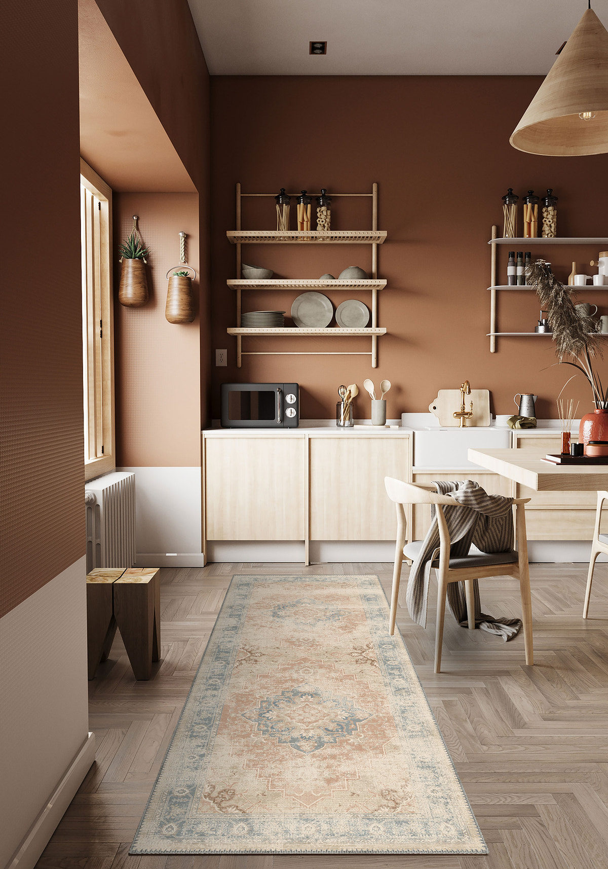 Selmira Blush Vintage Rug