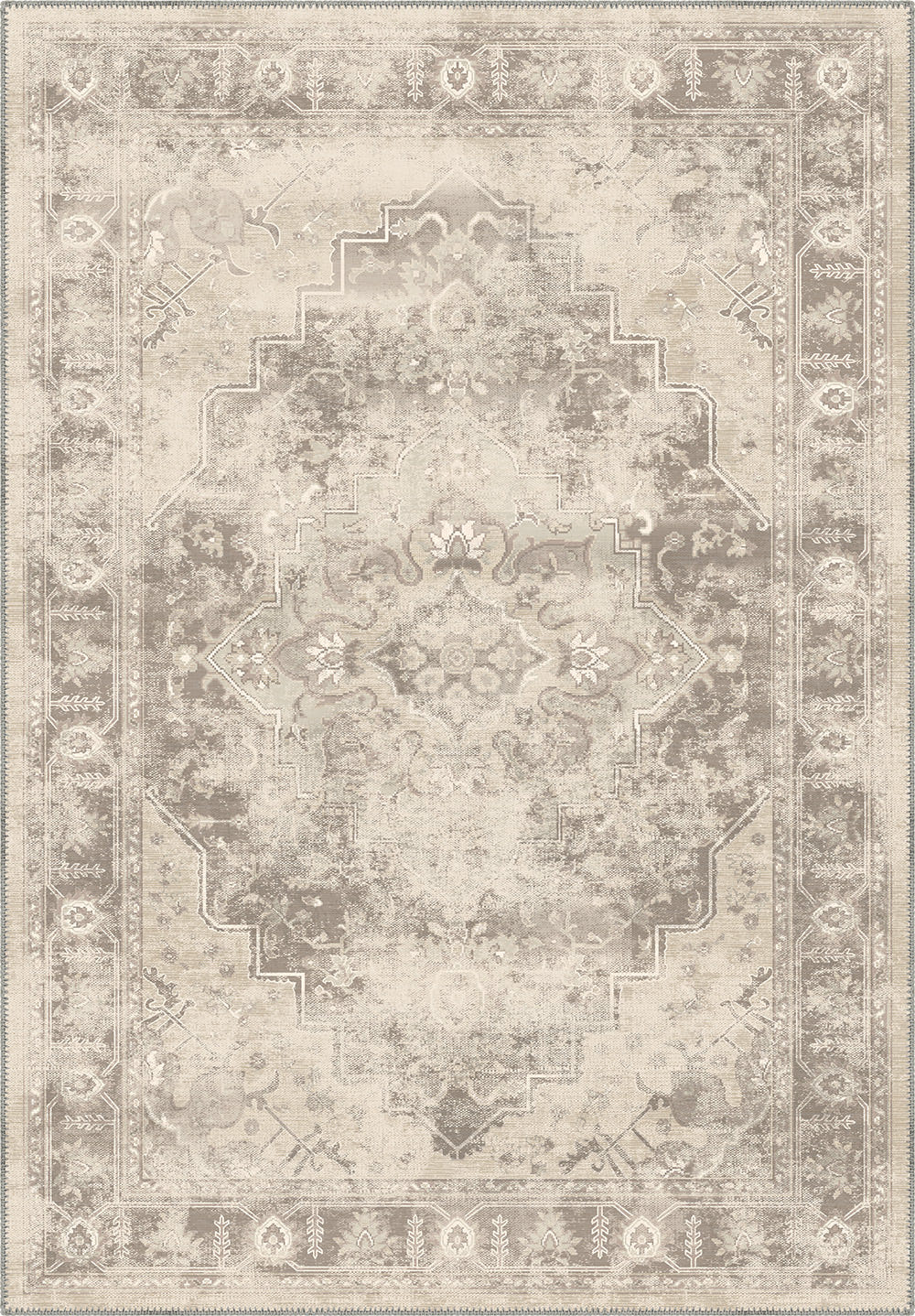 Selmira Beige Vintage Rug