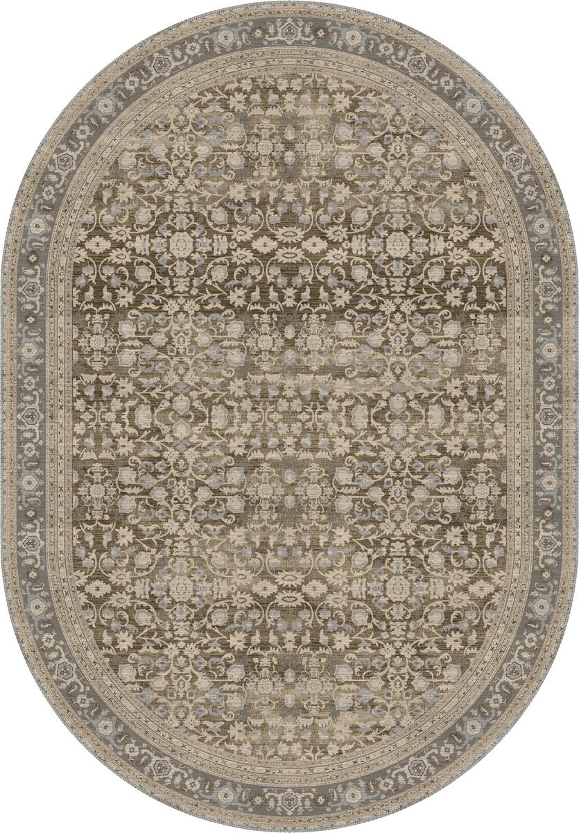 Sara Taupe Farmhouse Rug