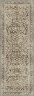 Sara Taupe Farmhouse Rug