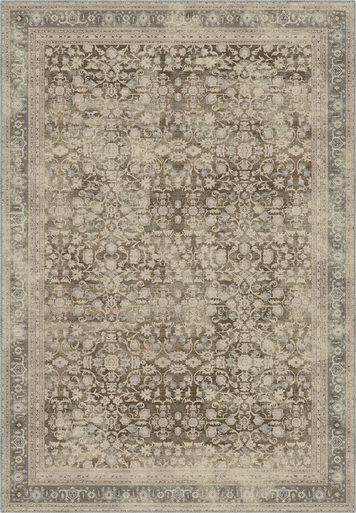 Sara Taupe Farmhouse Rug