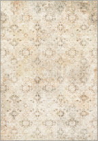 Ariana Cream Boho Washable Rug