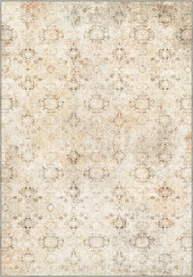 Ariana Cream Boho Washable Rug