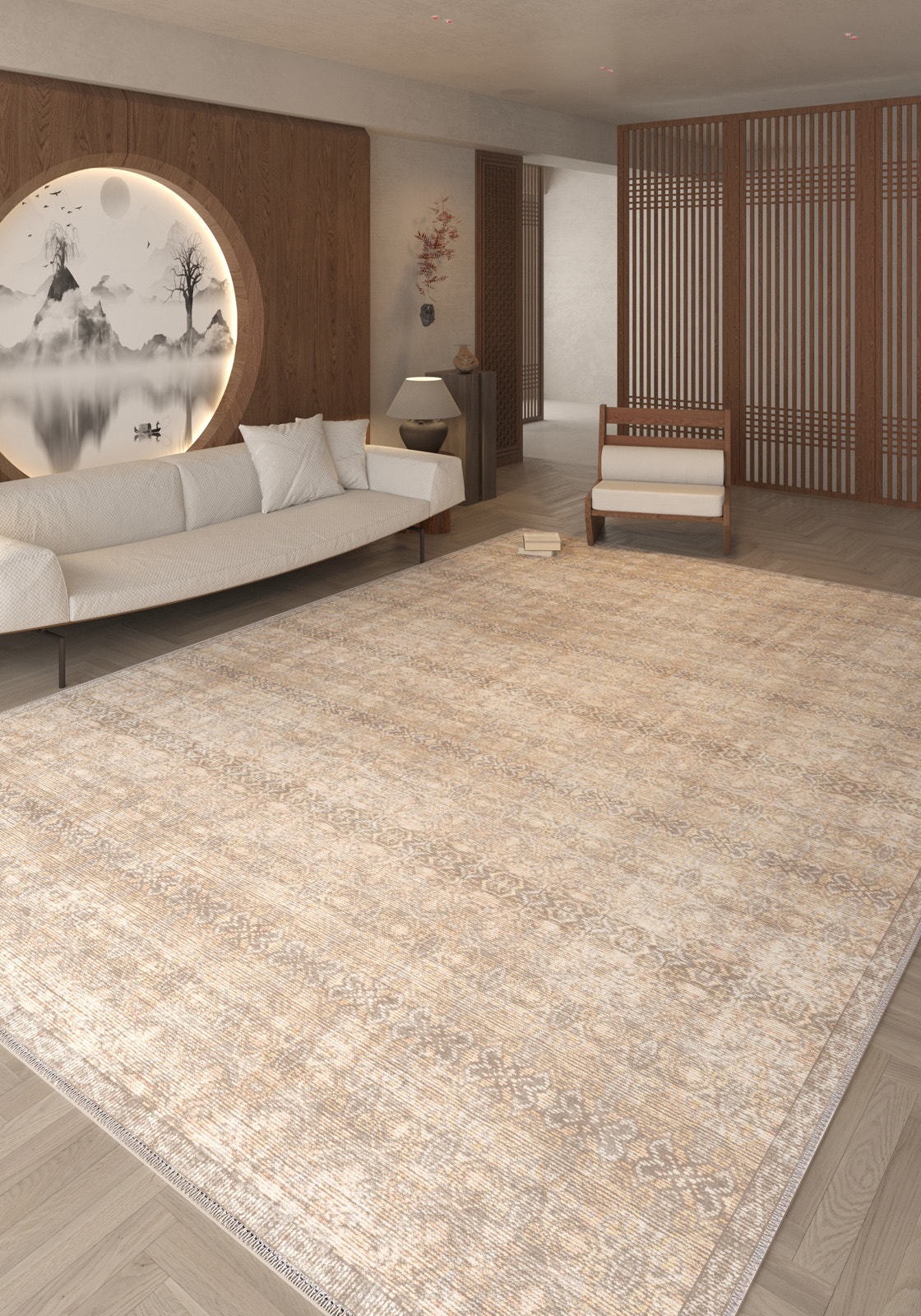 Grandma Washable Traditional Rug