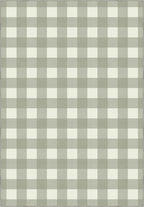 Jove Checkered Sage Green Rug