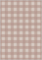 Jove Checkered Pink Rug