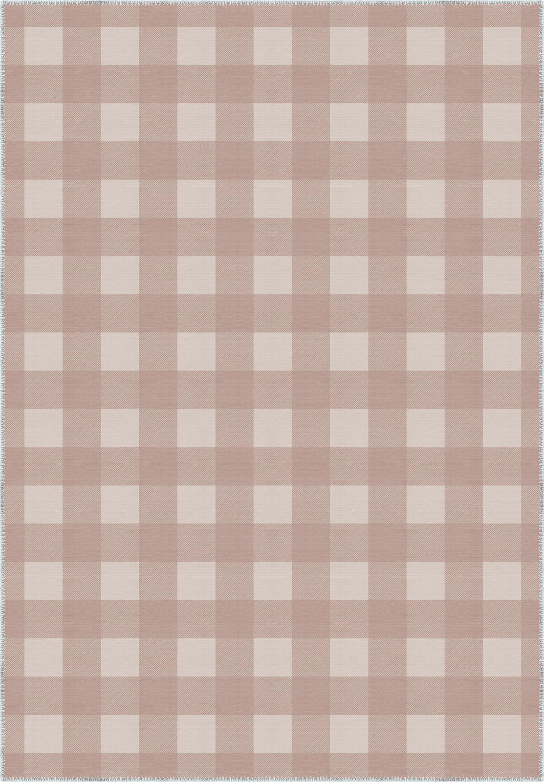 Jove Checkered Pink Rug