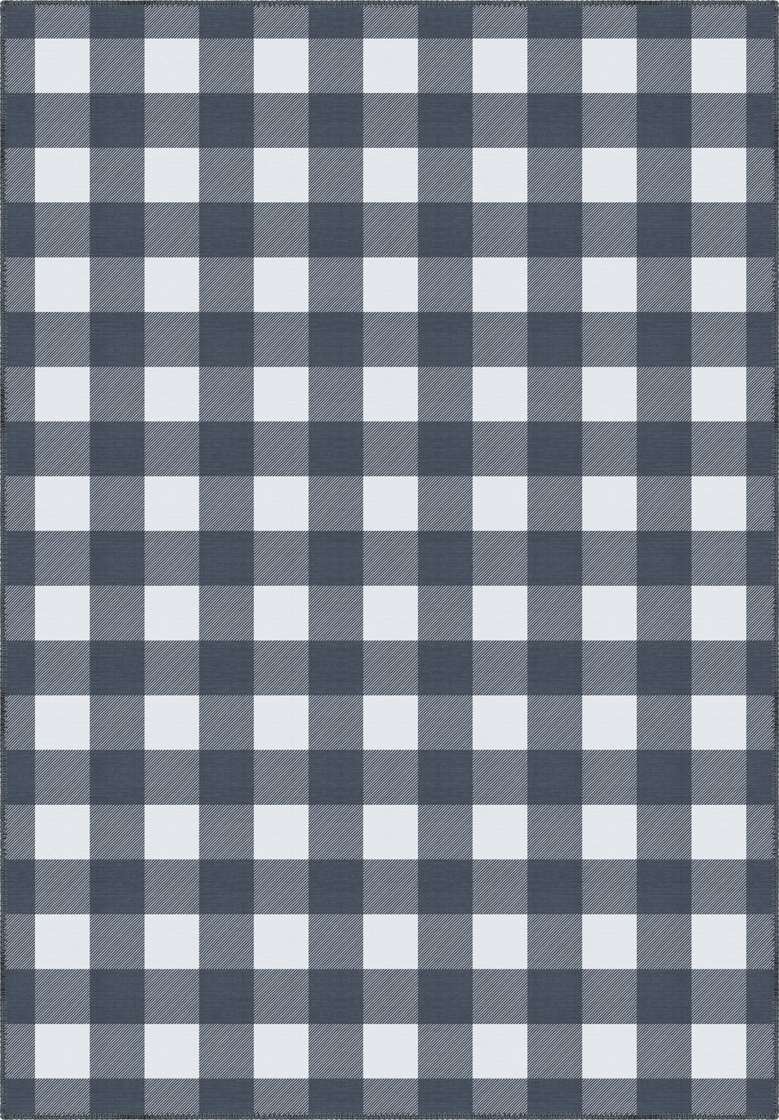 Jove Checkered Navy Rug