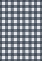 Jove Checkered Navy Rug