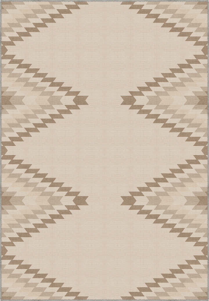 Cadmus Geometric Light Brown Rug