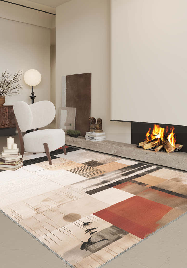 Samantha Modern Geometric Rug