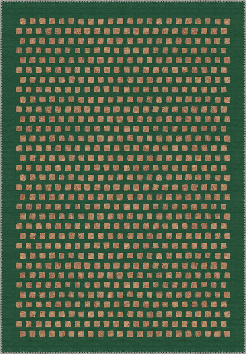 Thalia Geometric Deep Green Rug