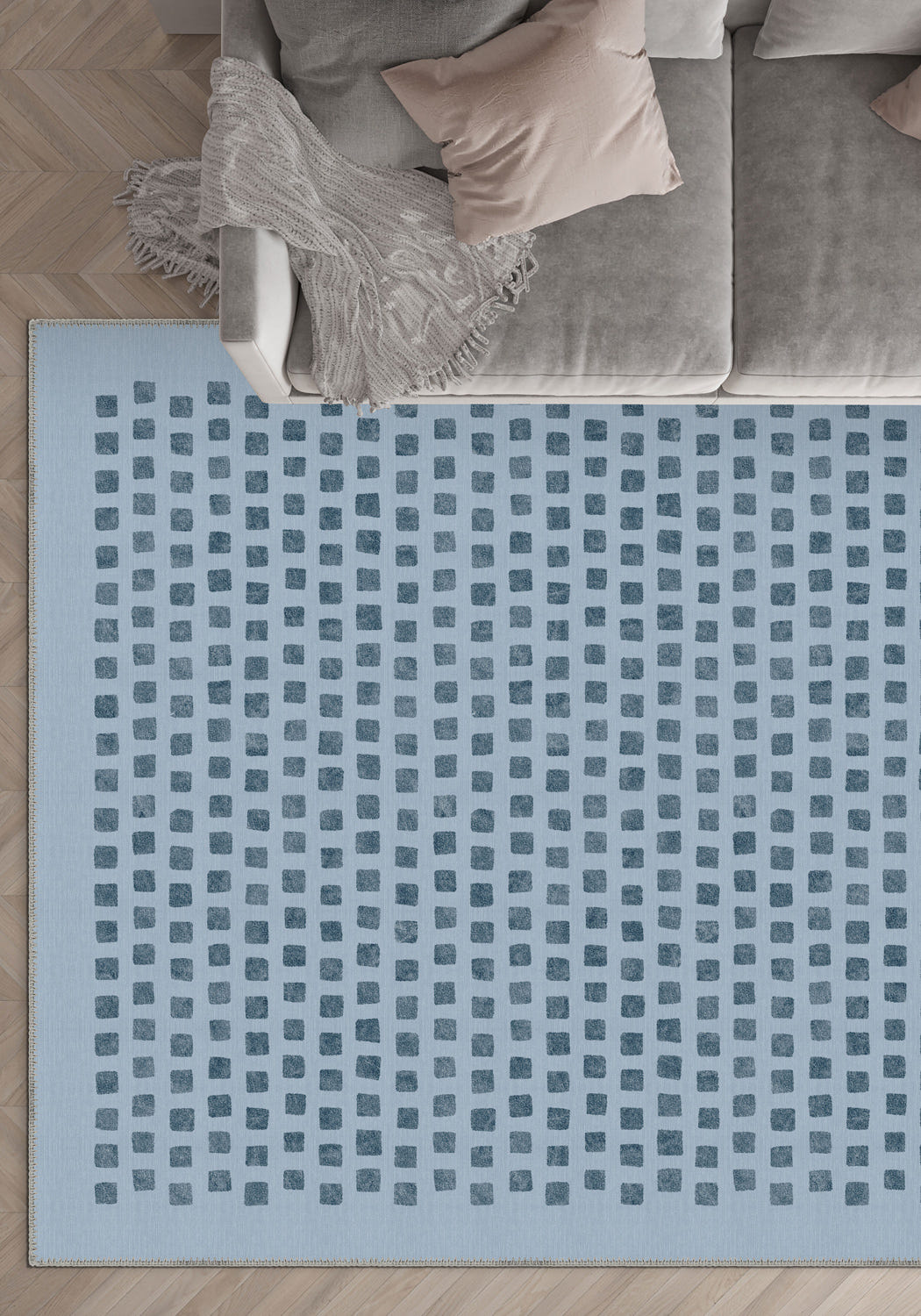 Thalia Duck Egg Blue Rug