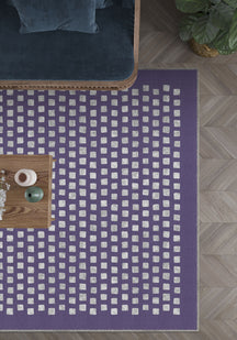 Thalia Geometric Purple Rug
