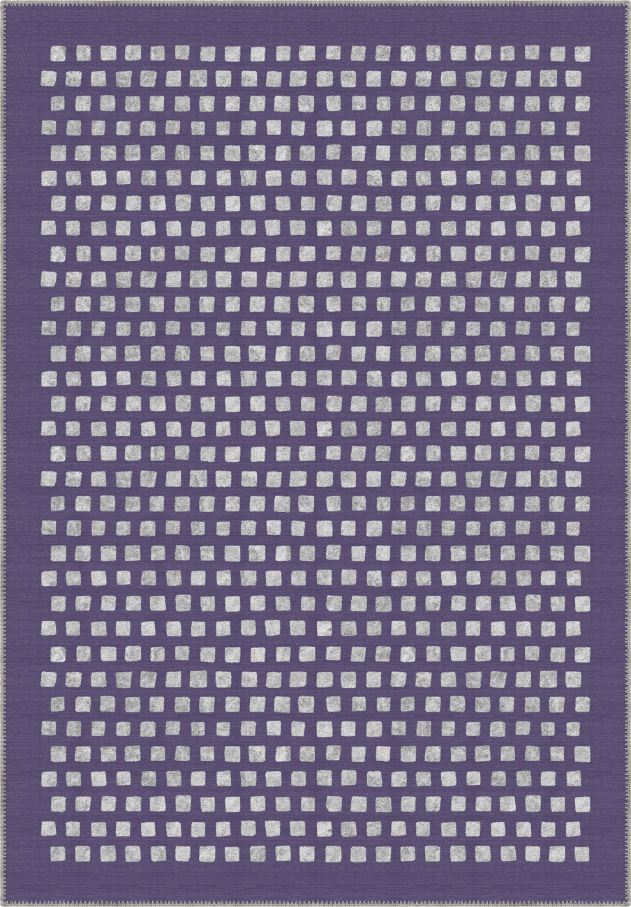 Thalia Geometric Purple Rug