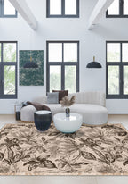Liora Floral Beige Rug