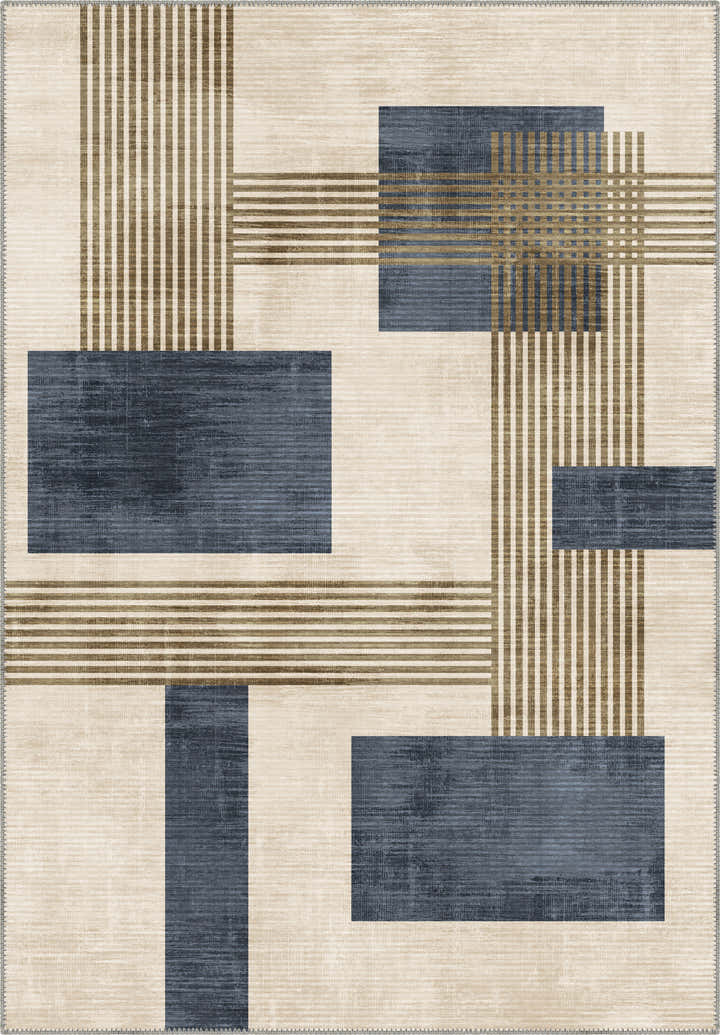 Morgana Beige Geometric Rug