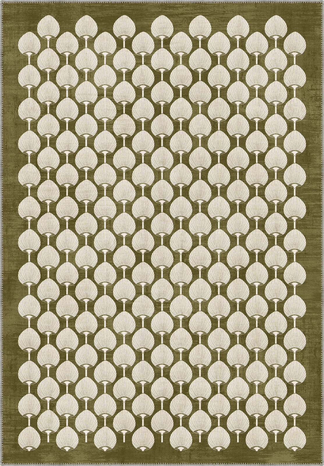 Solon Washable Green Rug