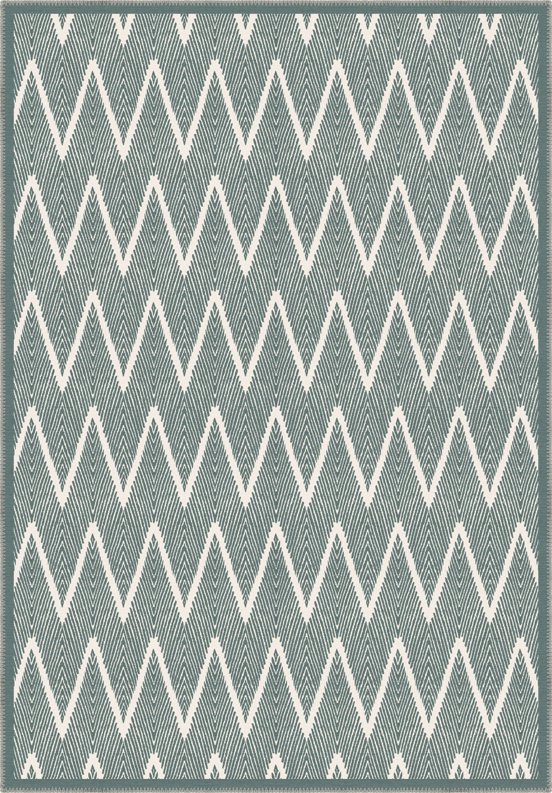 Siena Geometric Teal Rug