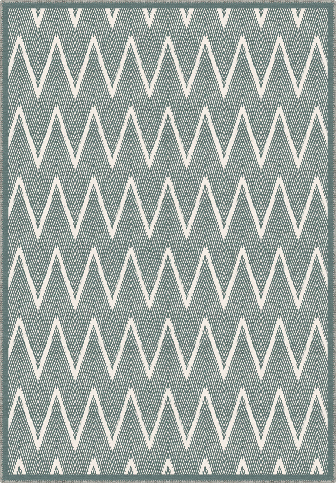 Siena Geometric Teal Rug