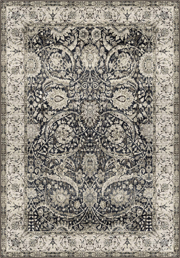 Leonie Black Persian Rug
