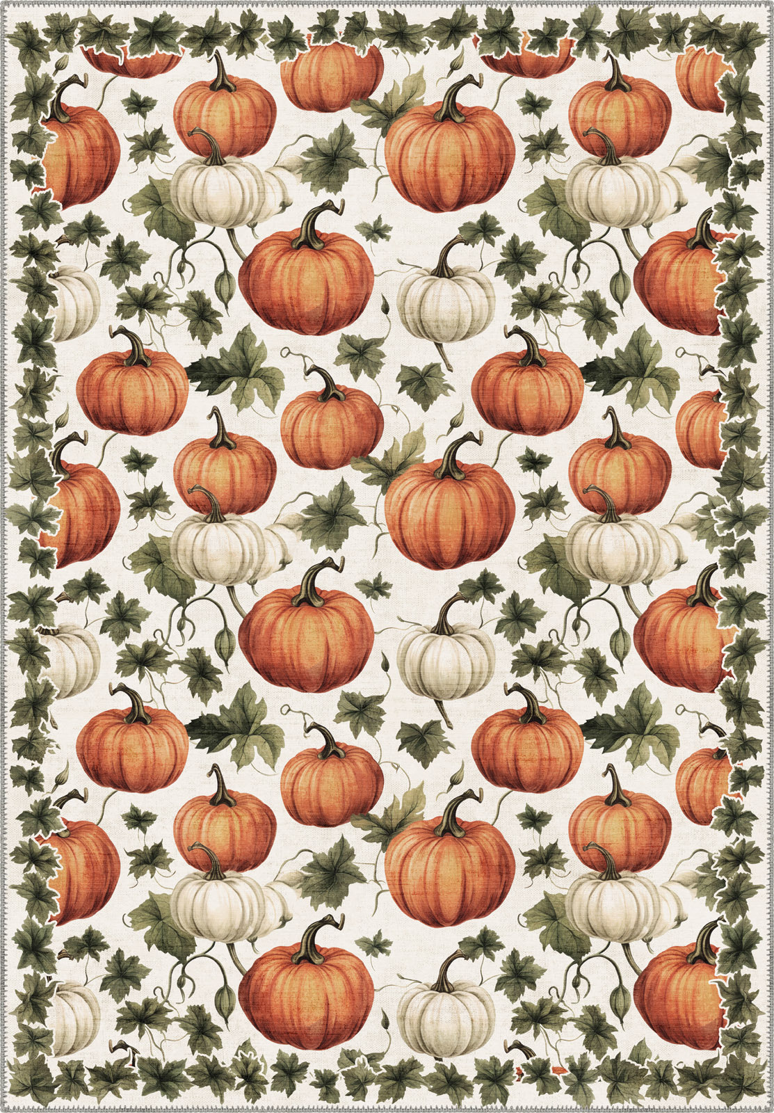 Fall Pumpkin Rug