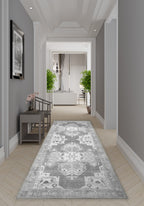 Adrian Grey Medallion Rug
