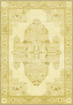 Adrian Yellow Oriental Washable Rug