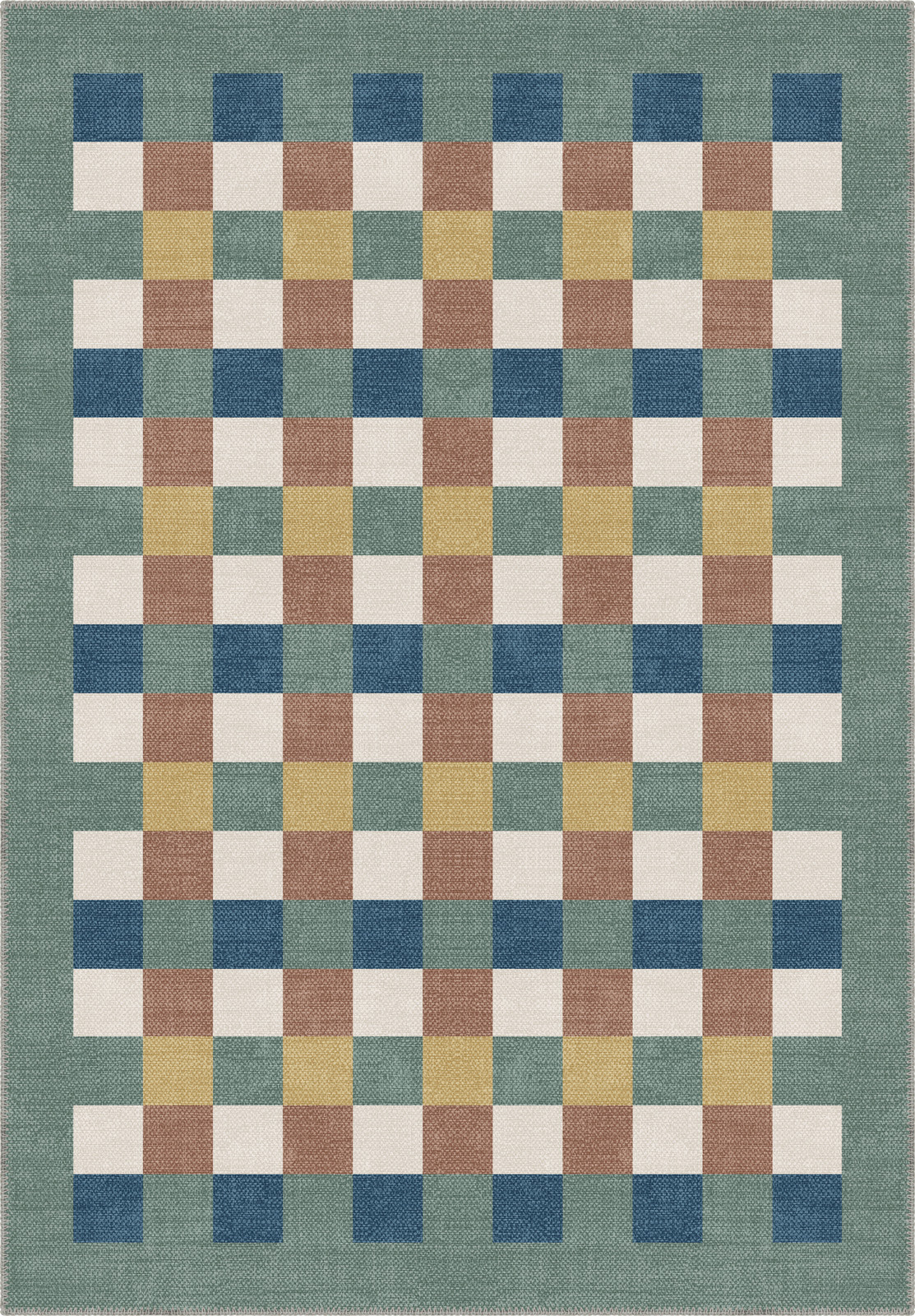 Liam Geometric Washable Rug