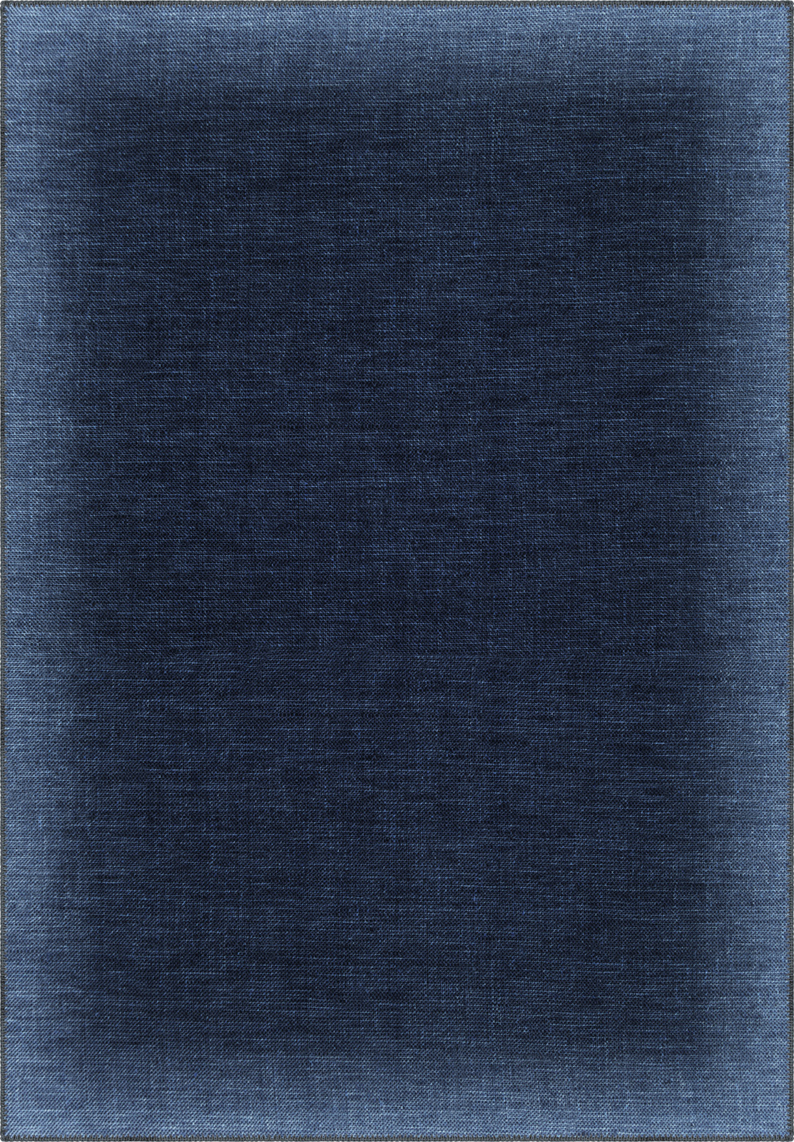 Madison Bordered Navy Blue Rug