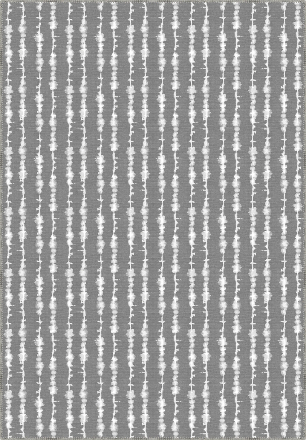 Penelope Grey Striped Washable Rug