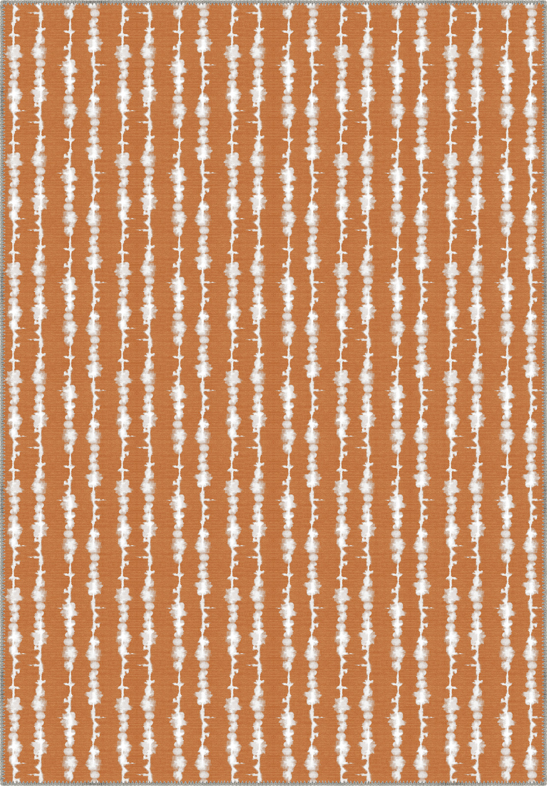 Penelope Orange Striped Rug