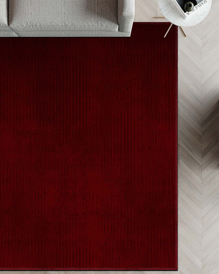 Oliver Crimson Red Rug
